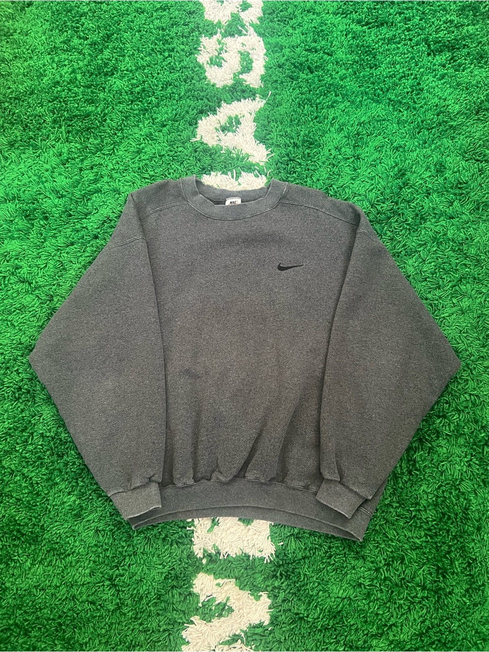 Vintage Nike Crewneck Charcoal Grey 1990’s Size Large